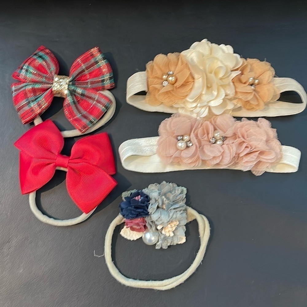 Set of 5  baby headbands